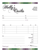Holly's Quilts Order Form